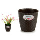 POT INTERNAL/EXTERNAL 14 DIAM BROWN