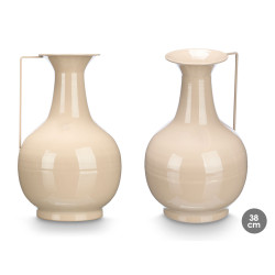 VASO SFERA 38CM MARRONE CHIARO