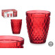 VASO DIAMANTE ROJO 250 ML