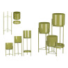 CONJ 3 VASOS PE VERDE