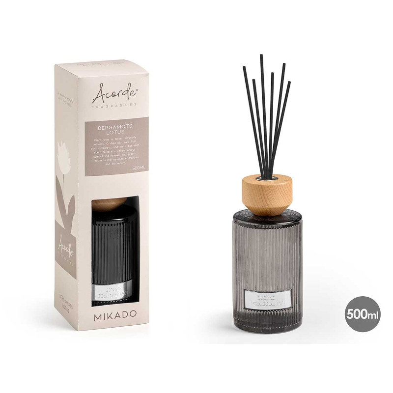 MIKADO ROND 500ML BERGAMOTS LOTUS