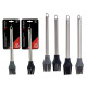 PINCEAU CUISINE ACIER SILICONE SET 2 COU