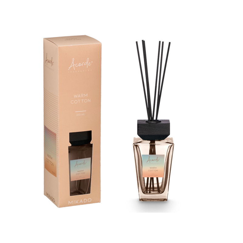 SQUARE MIKADO 500ML WARM COTTON