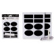 SET 16 BLACKBOARD STICKER AND CHALK
