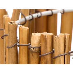 ROUND CANE SMALL LAMP