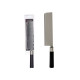 COUTEAU HACHE ACIER MANCHE NOIR