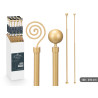 BARRA CORTINA SURT 2 120-240CM DOURADO