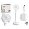 VENTILATORE PIEDE USB 10W BIANCO 