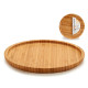 BAMBOO ROUND SMALL PLATE APPETIZER