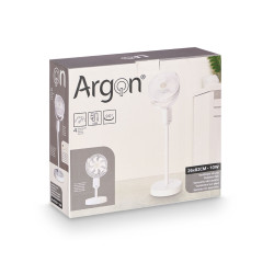 WHITE USB 10W STAND FAN 