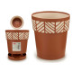 PLASTIC FLOWERPOT 15 CM ORFEO TERRACOTTA