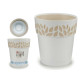 PLASTIC FLOWERPOT 20 CM CLOE WHITE