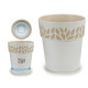 PLASTIC FLOWERPOT 25 CM CLOE WHITE