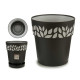 PLASTIC FLOWERPOT 25 CM CLOE ANTRACITE