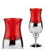 COPO DECORATIVO PRATEADO E VERMELHO DE C