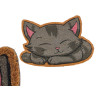 DOORMAT CAT SHAPE 