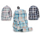 MOCHILA CON ESTUCHE CUADROS SURT 3
