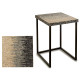 TABLE CARRE NACRE GRIS DEGRADE