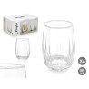 BICCHIERE RIGHE 380ML TRASPARENTE 