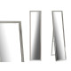 MIROIR PIED 30 X 120 CM ARGENTE