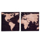 TOILE 28X28 CM MAPAMUNDI SET 2