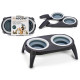 DOUBLE TROUGH SILICONE GREY