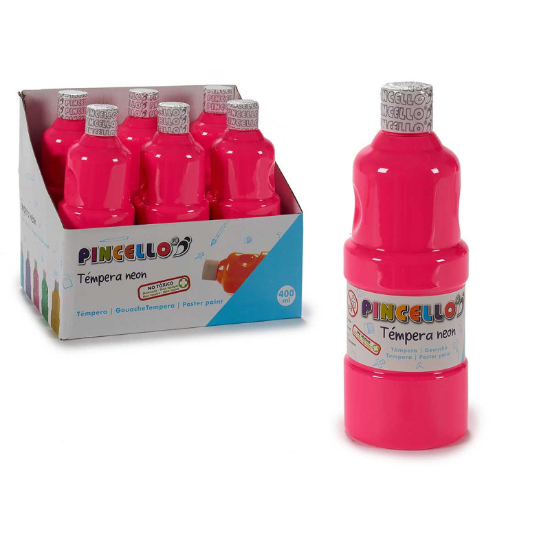 TEMPERA 400ML NEON ROSA