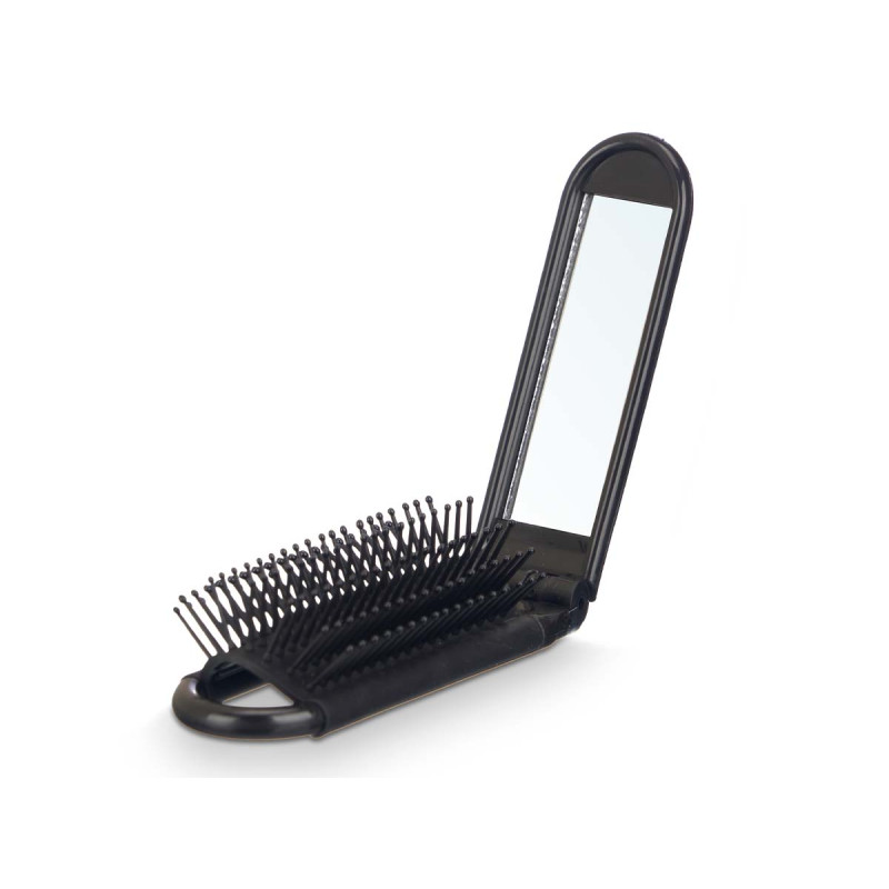 ESCOVA DE CABELO DOBRAVEL COM ESPELHO LARGO