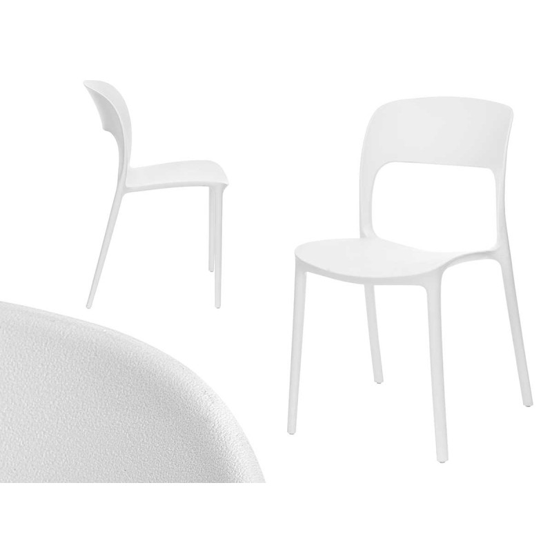 SILLA RESPALDO BLANCO