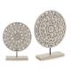 SUPPORT BOIS ROND MANDALA