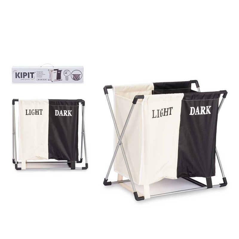 CESTO DUPLO PARA ROPA