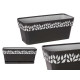 30CM ANTHRACITE CLOE PLASTIC PLANTER
