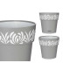 20 CM GREY GAIA FLOWERPOT 