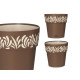 20 CM BROWN GAIA FLOWERPOT 
