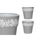 25 CM GREY GAIA FLOWERPOT 