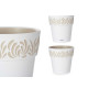 30 CM WHITE GAIA FLOWERPOT 