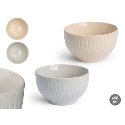 BREAKFAST BOWL ASSORTED 2 LIGHT COLOURS 650ML