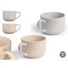 BREAKFAST MUG ASSORTED 2 LIGHT COLOURS 600ML