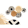 ETHNIC GRASS METAL MURAL 