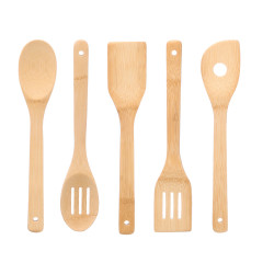 SET 5 UTENSILI DI BAMBU