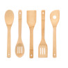 SET 5 UTENSILIOS BAMBU 