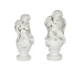 FIGURINE POLYRESINE ANGE HARPE 