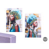 QUADRO MULHERES TURBANTE RELEVO SORT 2 80X120CM