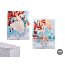 TELA BALLERINE VERTICALI 2 ASSORTITI 90X120CM