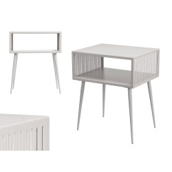 MESA AUXILIAR RECTANGULAR GRIS