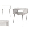 GREY RECTANGULAR SIDE TABLE