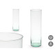 VASO VETRO RICICLATO CILINDRO 12X40
