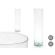VASO VETRO RICICLATO CILINDRO 12X50
