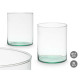 VASO VETRO RICICLATO CILINDRO 17X20