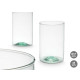 VASO VETRO RICICLATO CILINDRO 17X25